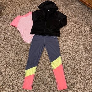 girls athletic outfit
